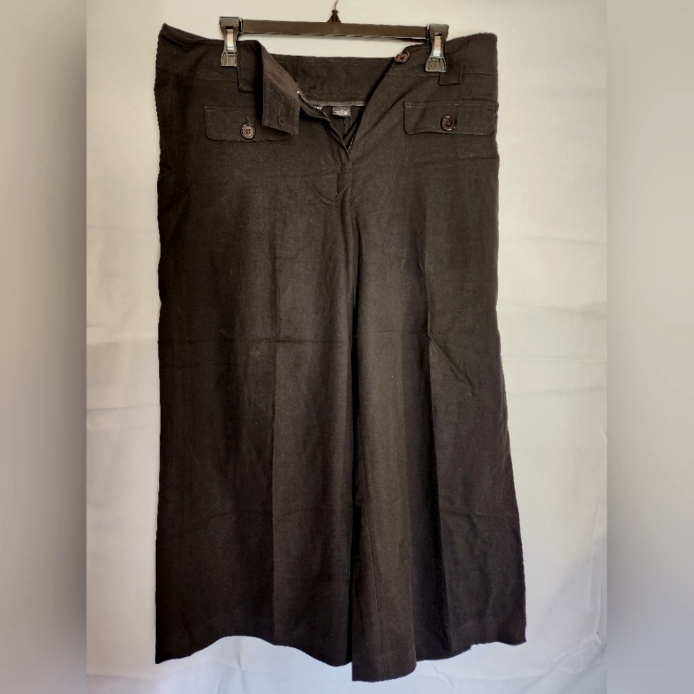 Women's Larry Levine Stretch Black Pants